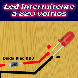 Led intermitente a 220 voltios