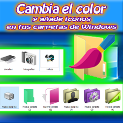 Cambiar color en carpetas de Windows
