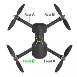 Brazos con motor para el dron Loolinn Z6 Pro