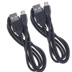 2 Cables de carga Micro USB...