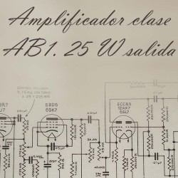 Amplificador clase AB1. 25 W salida