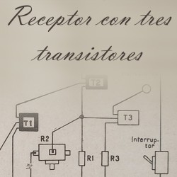 Receptor con tres transistores