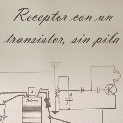 Receptor con un transistor...